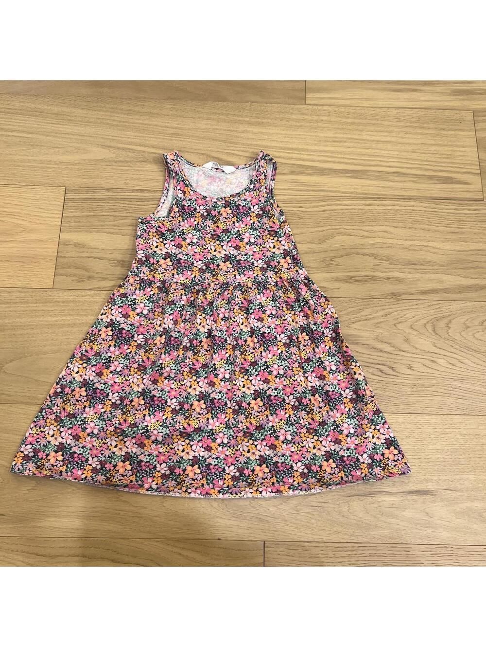 H&M Girls Floral Summer Dress Size 6-8 (122/128)